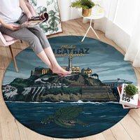 Make Alcatraz Great Again Round Carpet Vintage Retro - Wonder Print Shop