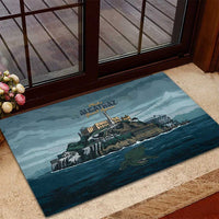 Make Alcatraz Great Again Rubber Doormat Vintage Retro - Wonder Print Shop