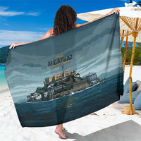 Make Alcatraz Great Again Sarong Vintage Retro - Wonder Print Shop