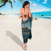 Make Alcatraz Great Again Sarong Vintage Retro - Wonder Print Shop