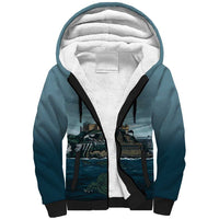 Make Alcatraz Great Again Sherpa Hoodie Vintage Retro - Wonder Print Shop