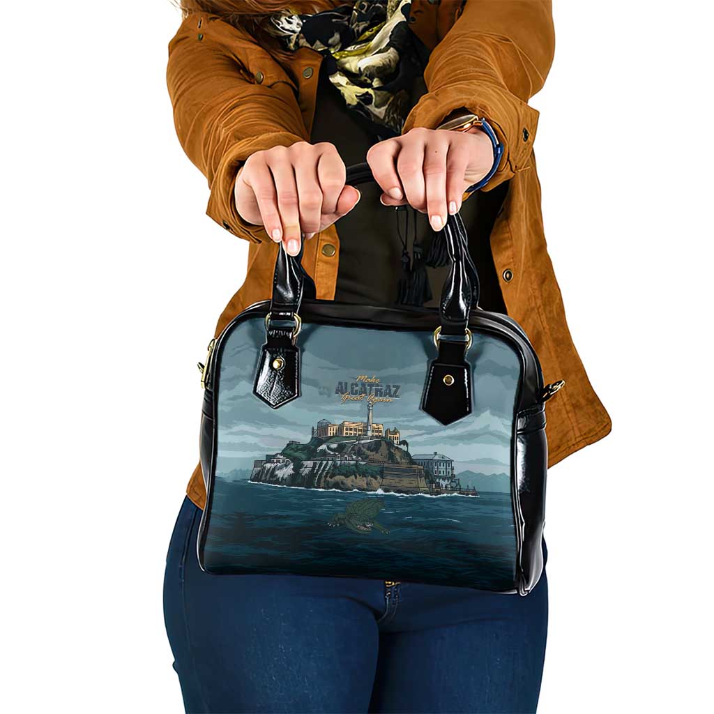 Make Alcatraz Great Again Shoulder Handbag Vintage Retro - Wonder Print Shop