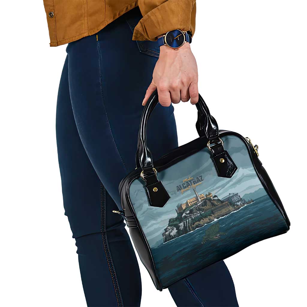 Make Alcatraz Great Again Shoulder Handbag Vintage Retro - Wonder Print Shop