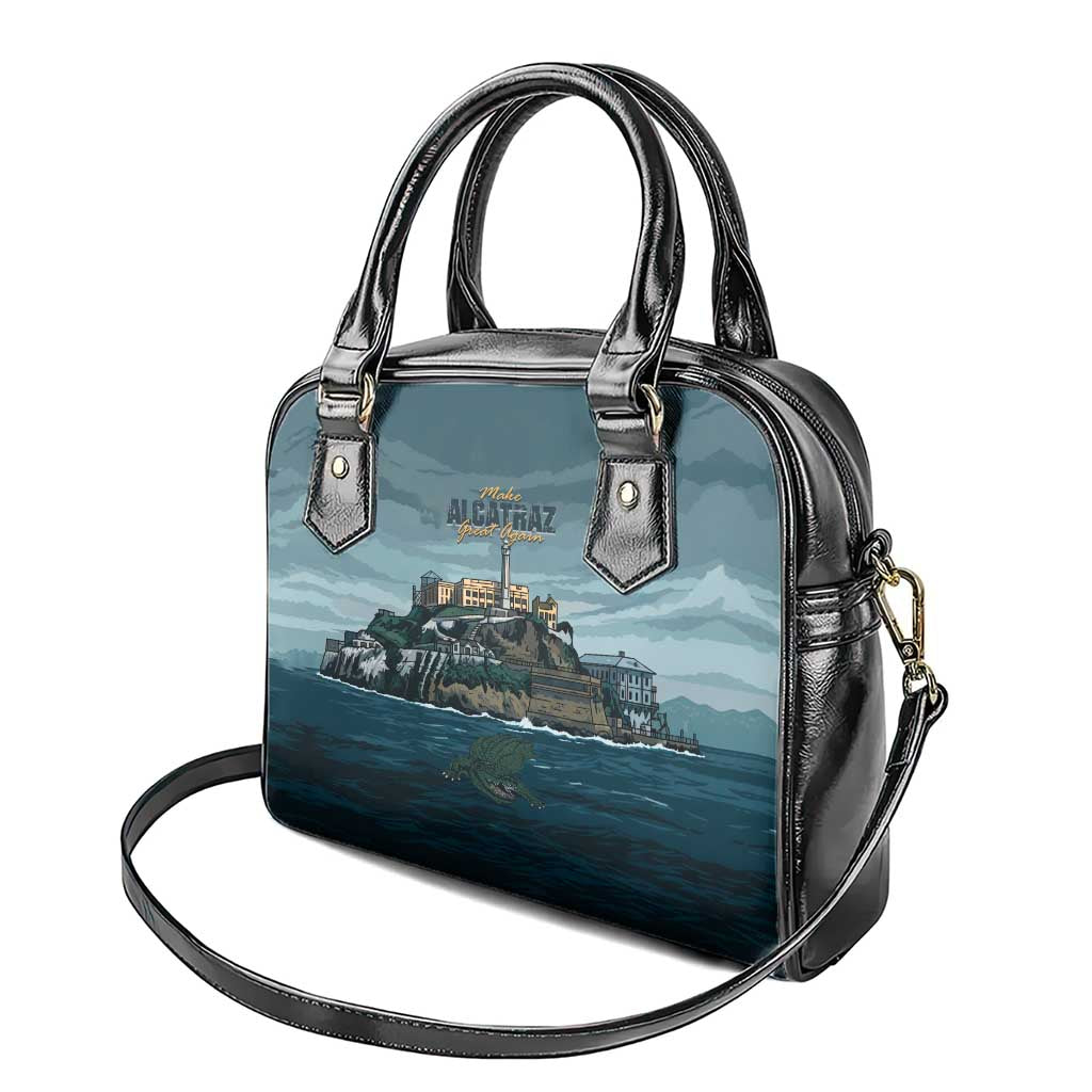 Make Alcatraz Great Again Shoulder Handbag Vintage Retro - Wonder Print Shop