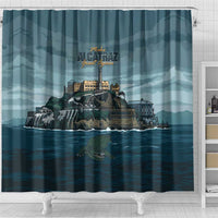 Make Alcatraz Great Again Shower Curtain Vintage Retro - Wonder Print Shop