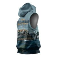 Make Alcatraz Great Again Sleeveless Hoodie Vintage Retro - Wonder Print Shop