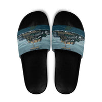 Make Alcatraz Great Again Slide Sandals Vintage Retro - Wonder Print Shop