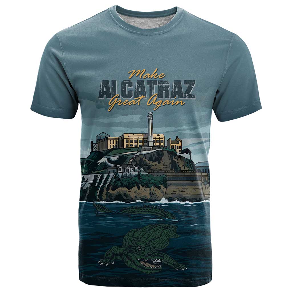 Make Alcatraz Great Again T Shirt Vintage Retro - Wonder Print Shop