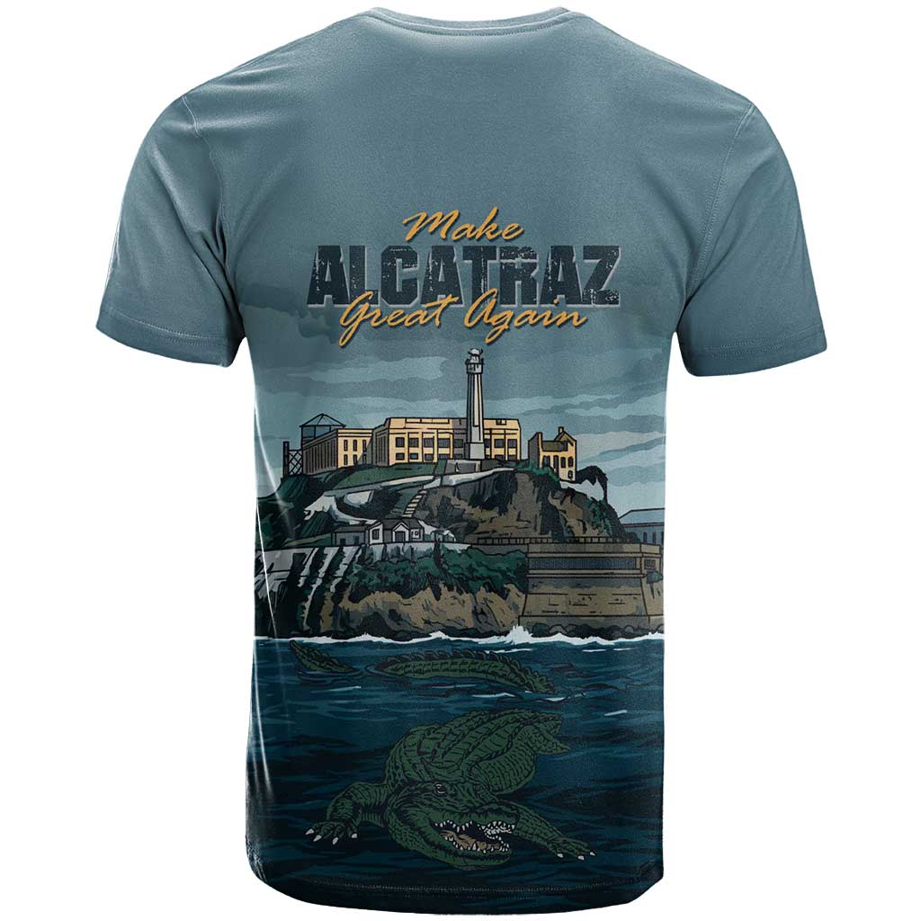 Make Alcatraz Great Again T Shirt Vintage Retro - Wonder Print Shop