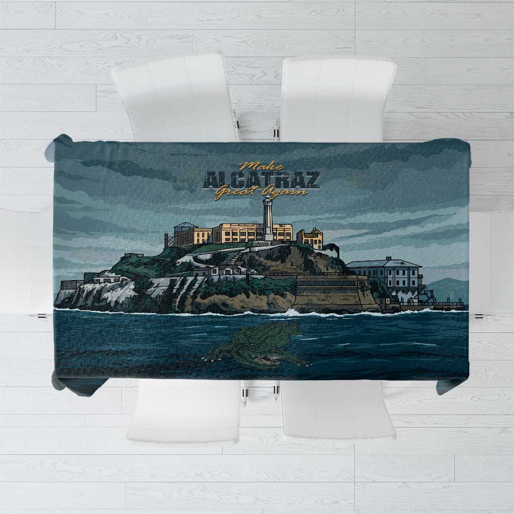 Make Alcatraz Great Again Tablecloth Vintage Retro - Wonder Print Shop