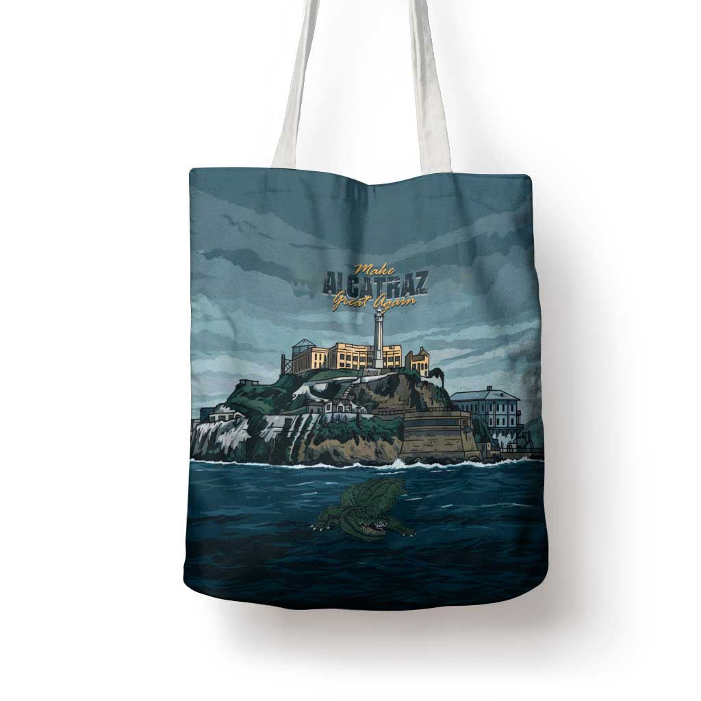 Make Alcatraz Great Again Tote Bag Vintage Retro - Wonder Print Shop