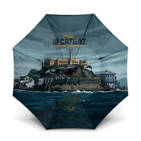 Make Alcatraz Great Again Umbrella Vintage Retro - Wonder Print Shop