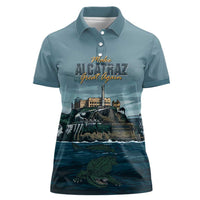 Make Alcatraz Great Again Women Polo Shirt Vintage Retro - Wonder Print Shop