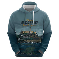 Make Alcatraz Great Again Zip Hoodie Vintage Retro - Wonder Print Shop