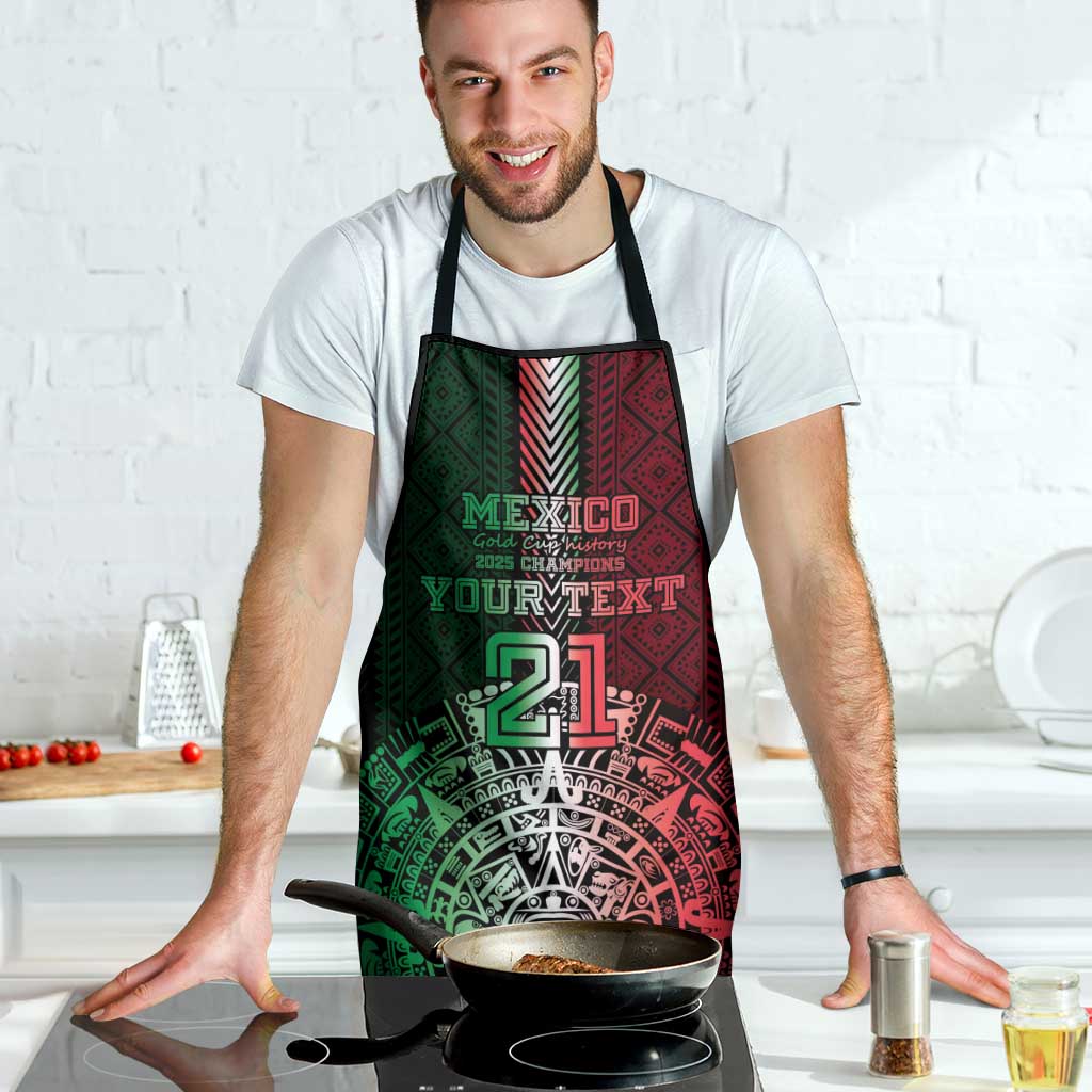 Mexico Football Custom Apron Mexico's Make History 2025 Flag Style - Wonder Print Shop