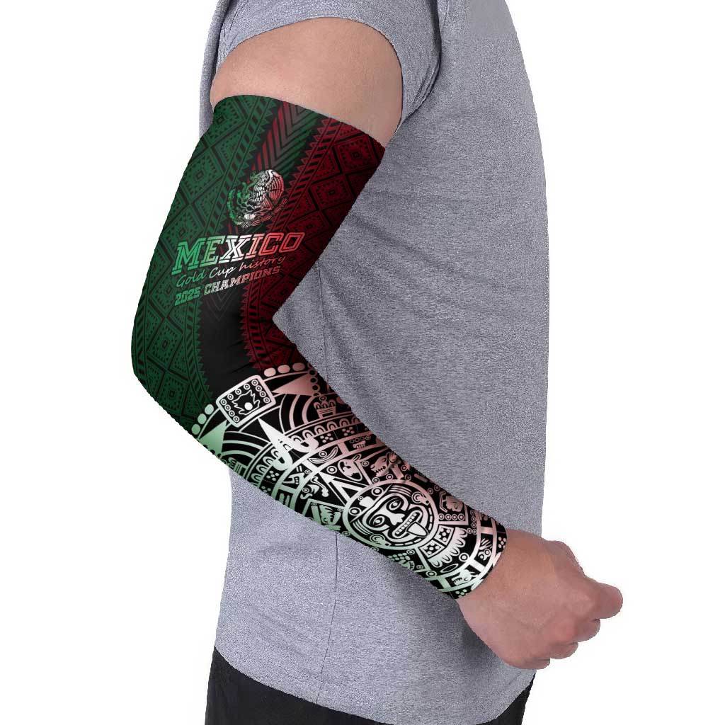 Mexico Football Custom Arm Sleeves Mexico's Make History 2025 Flag Style - Wonder Print Shop