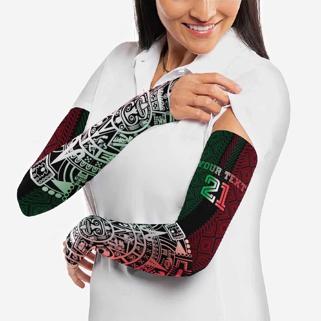 Mexico Football Custom Arm Sleeves Mexico's Make History 2025 Flag Style - Wonder Print Shop
