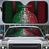 Mexico Football Custom Auto Sun Shade Mexico's Make History 2025 Flag Style - Wonder Print Shop