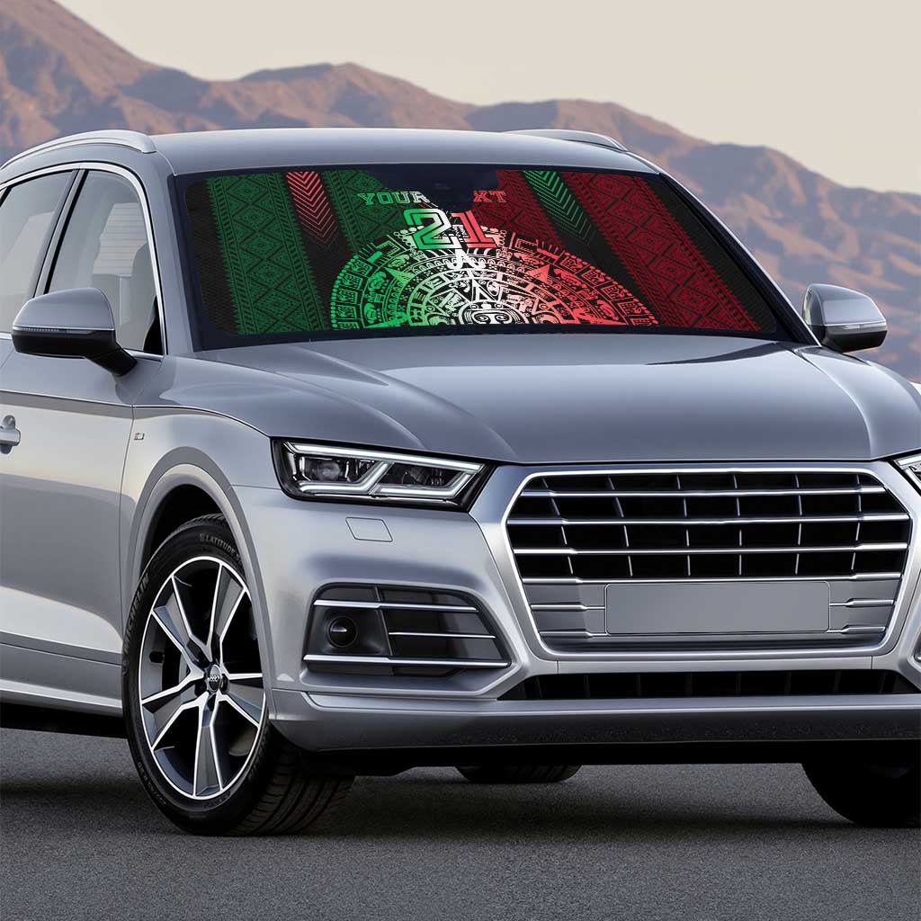Mexico Football Custom Auto Sun Shade Mexico's Make History 2025 Flag Style - Wonder Print Shop