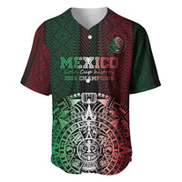 Mexico Football Custom Baseball Jersey Mexico's Make History 2025 Flag Style - Wonder Print Shop