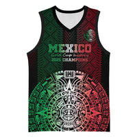 Mexico Football Custom Basketball Jersey Mexico's Make History 2025 Flag Style - Wonder Print Shop