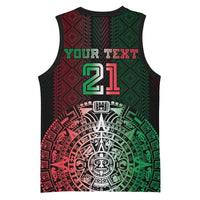 Mexico Football Custom Basketball Jersey Mexico's Make History 2025 Flag Style - Wonder Print Shop