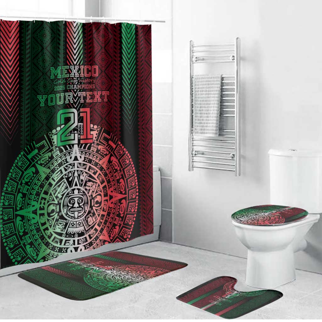 Mexico Football Custom Bathroom Set Mexico's Make History 2025 Flag Style - Wonder Print Shop