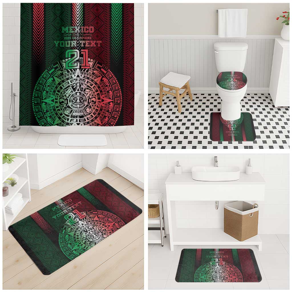 Mexico Football Custom Bathroom Set Mexico's Make History 2025 Flag Style - Wonder Print Shop