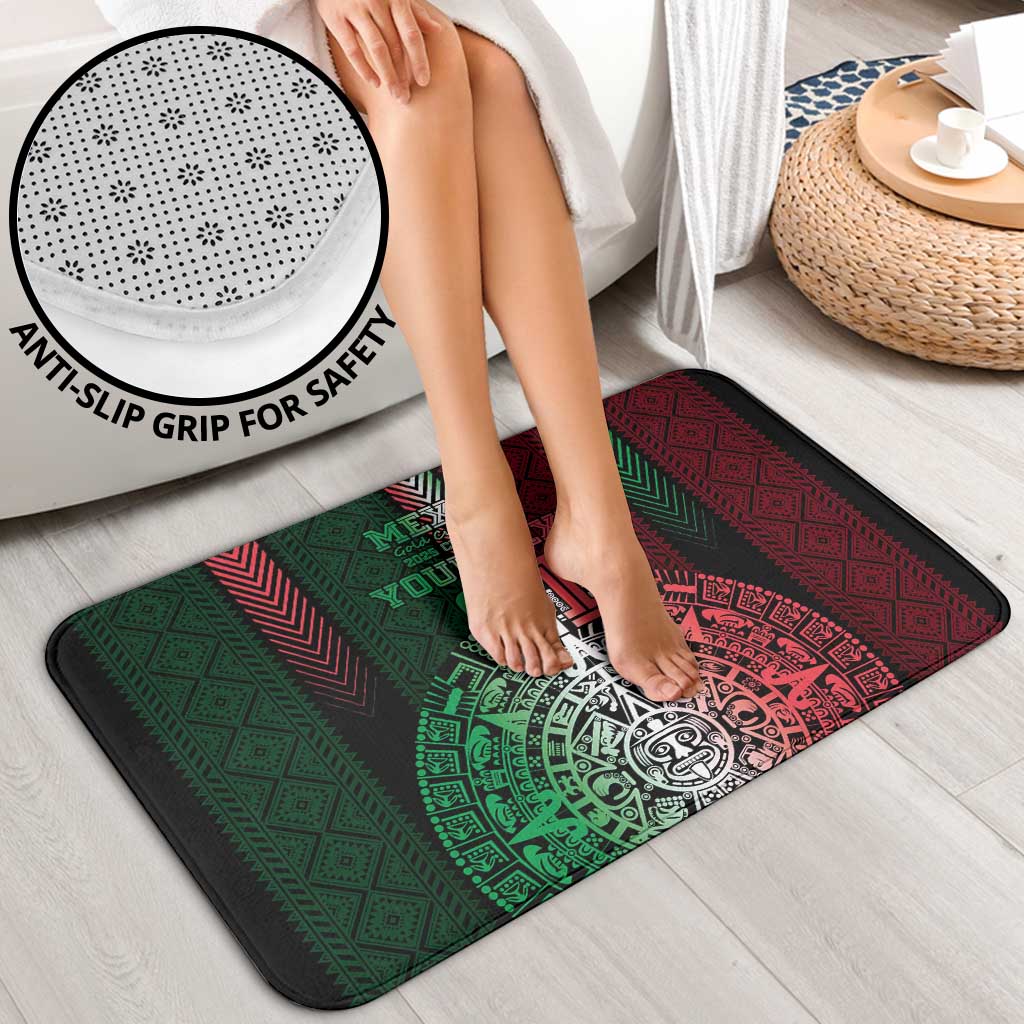 Mexico Football Custom Bathroom Set Mexico's Make History 2025 Flag Style - Wonder Print Shop