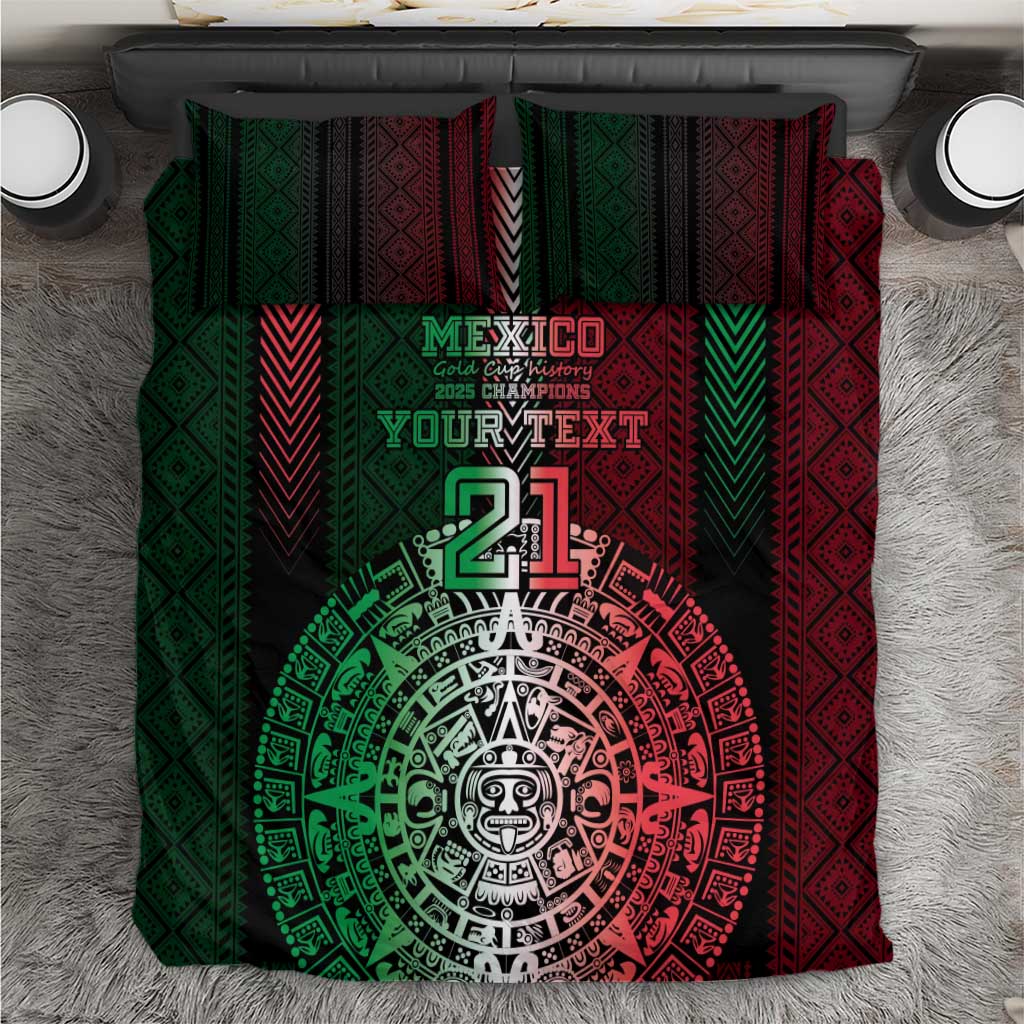 Mexico Football Custom Bedding Set Mexico's Make History 2025 Flag Style - Wonder Print Shop