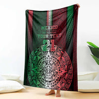 Mexico Football Custom Blanket Mexico's Make History 2025 Flag Style - Wonder Print Shop