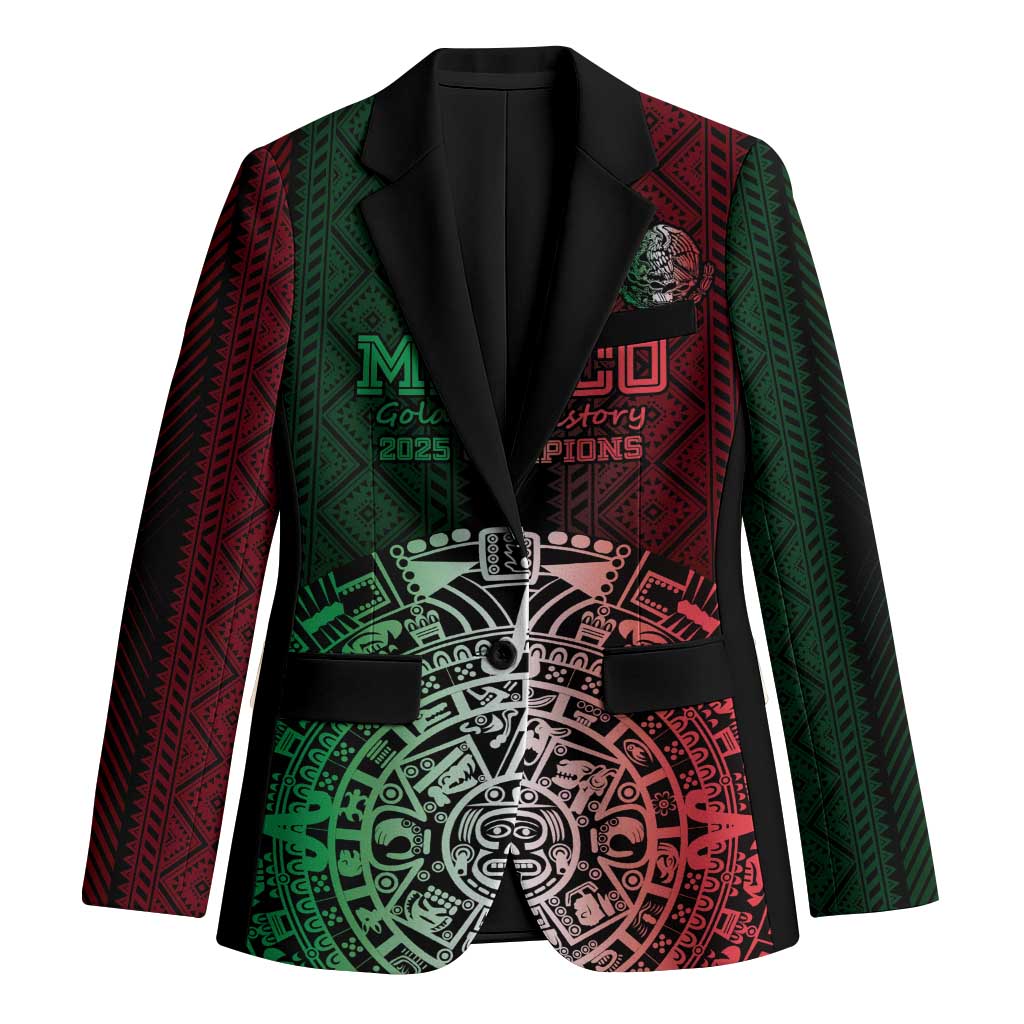 Mexico Football Custom Blazer Mexico's Make History 2025 Flag Style - Wonder Print Shop