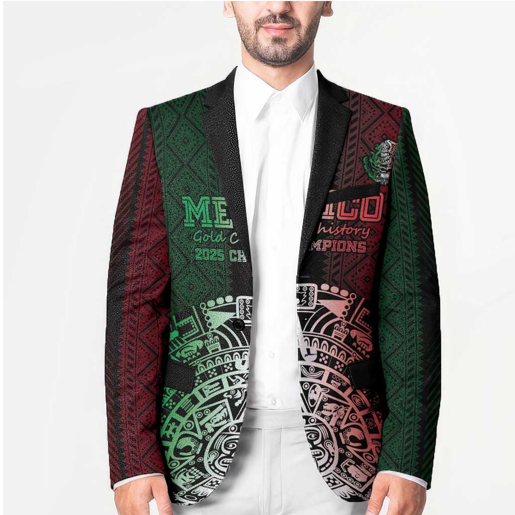Mexico Football Custom Blazer Mexico's Make History 2025 Flag Style - Wonder Print Shop