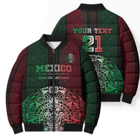 Mexico Football Custom Bomber Puffer Jacket Mexico's Make History 2025 Flag Style - Wonder Print Shop