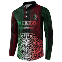 Mexico Football Custom Button Sweatshirt Mexico's Make History 2025 Flag Style - Wonder Print Shop