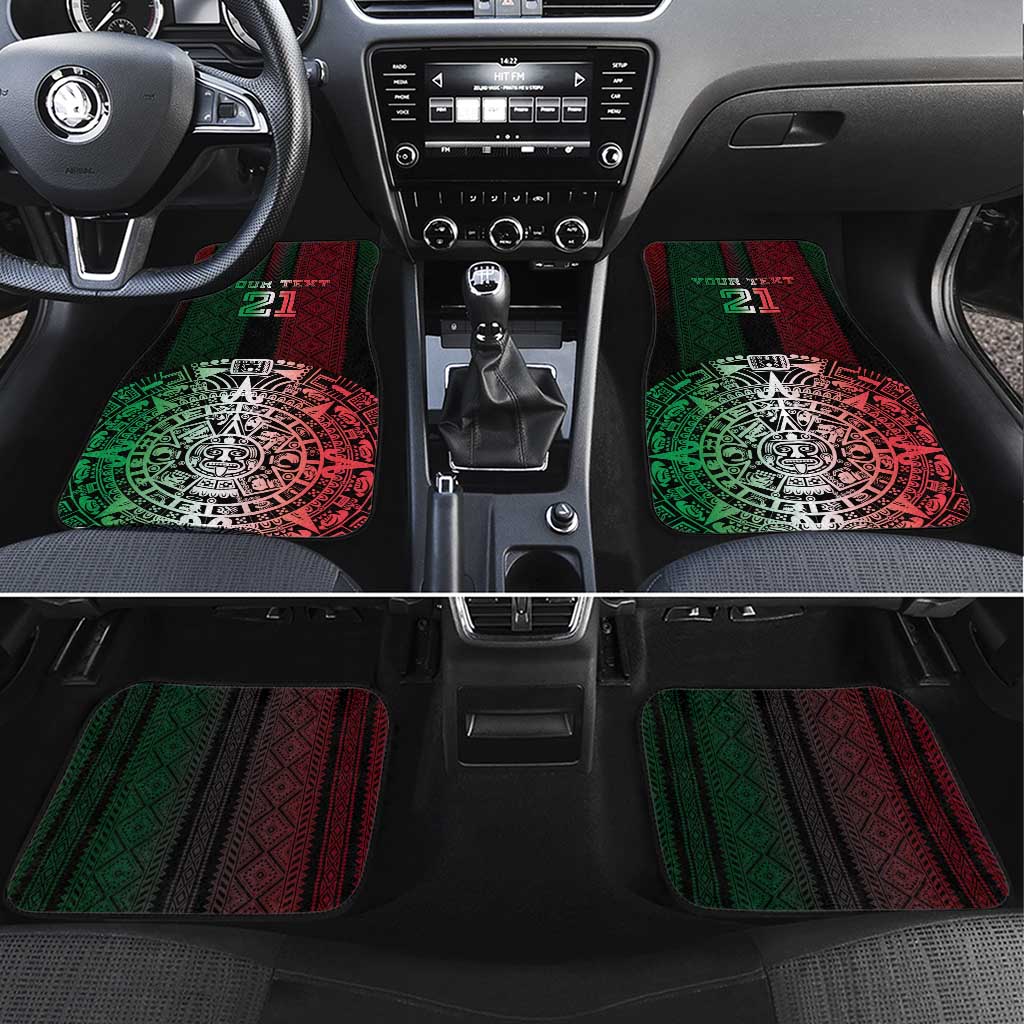 Mexico Football Custom Car Mats Mexico's Make History 2025 Flag Style - Wonder Print Shop