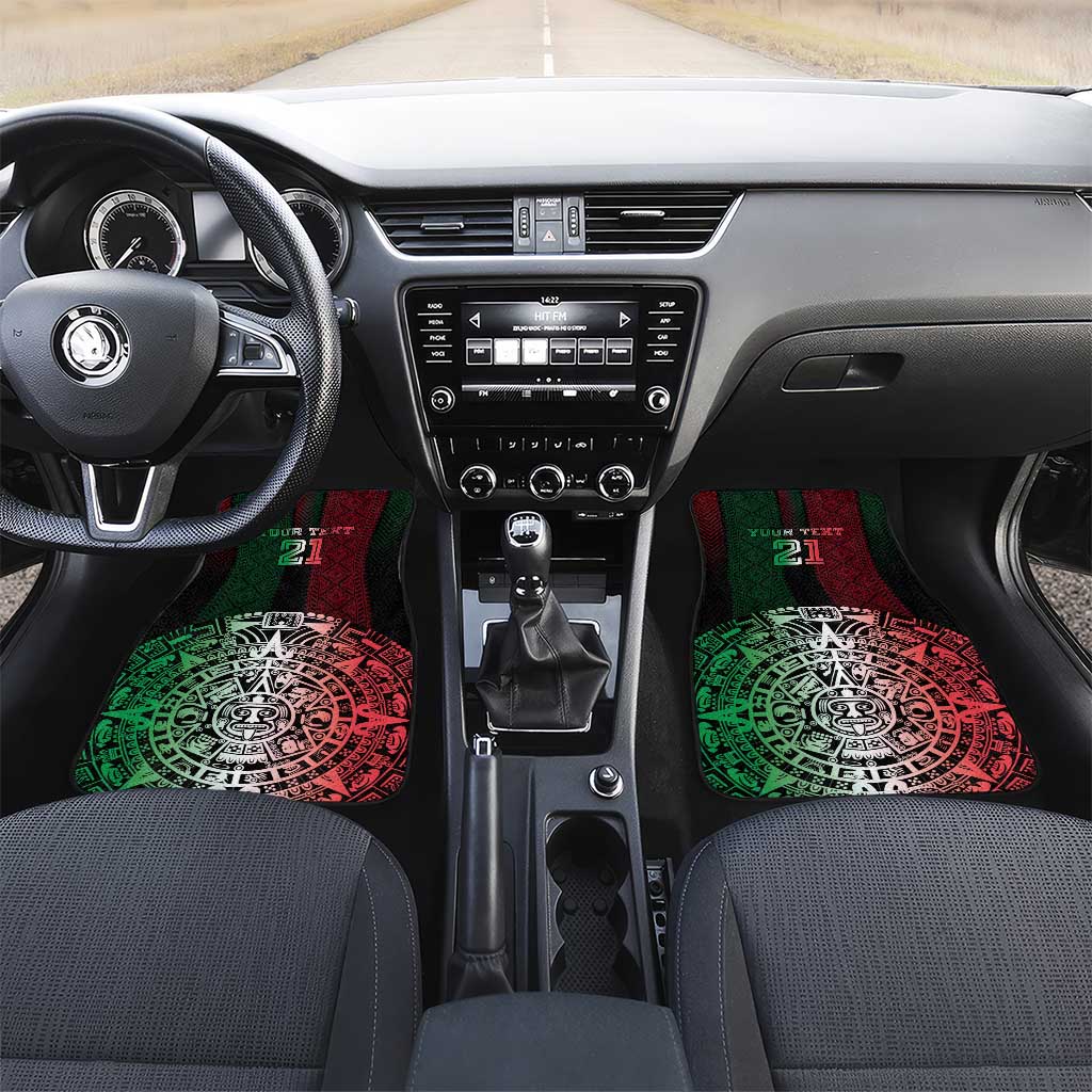 Mexico Football Custom Car Mats Mexico's Make History 2025 Flag Style - Wonder Print Shop