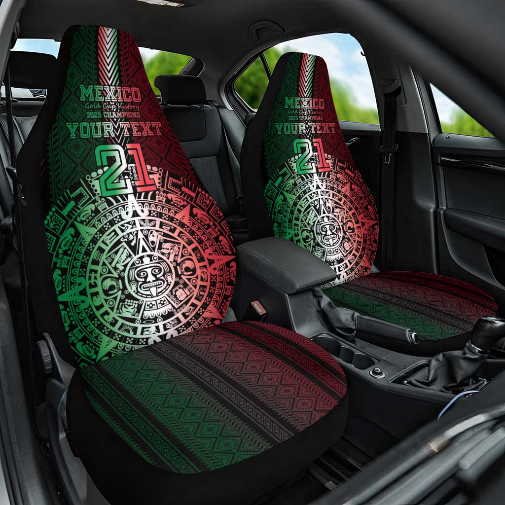Mexico Football Custom Car Seat Cover Mexico's Make History 2025 Flag Style - Wonder Print Shop