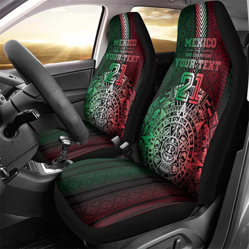 Mexico Football Custom Car Seat Cover Mexico's Make History 2025 Flag Style - Wonder Print Shop