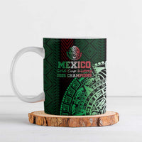 Mexico Football Custom Ceramic Mug Mexico's Make History 2025 Flag Style - Wonder Print Shop