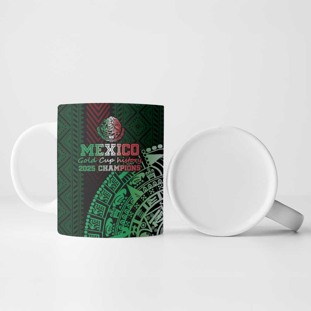 Mexico Football Custom Ceramic Mug Mexico's Make History 2025 Flag Style - Wonder Print Shop
