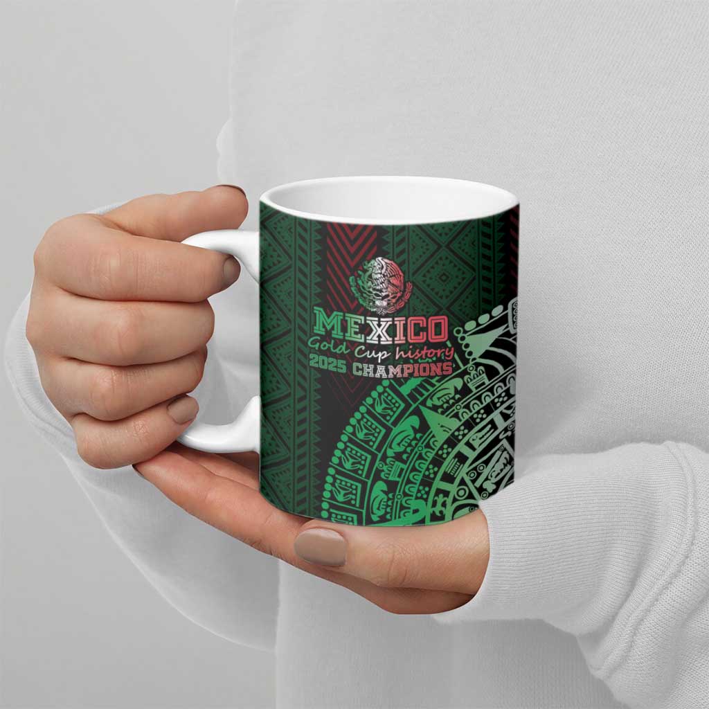 Mexico Football Custom Ceramic Mug Mexico's Make History 2025 Flag Style - Wonder Print Shop