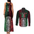 Mexico Football Custom Couples Matching Tank Maxi Dress and Long Sleeve Button Shirt Mexico's Make History 2025 Flag Style - Wonder Print Shop