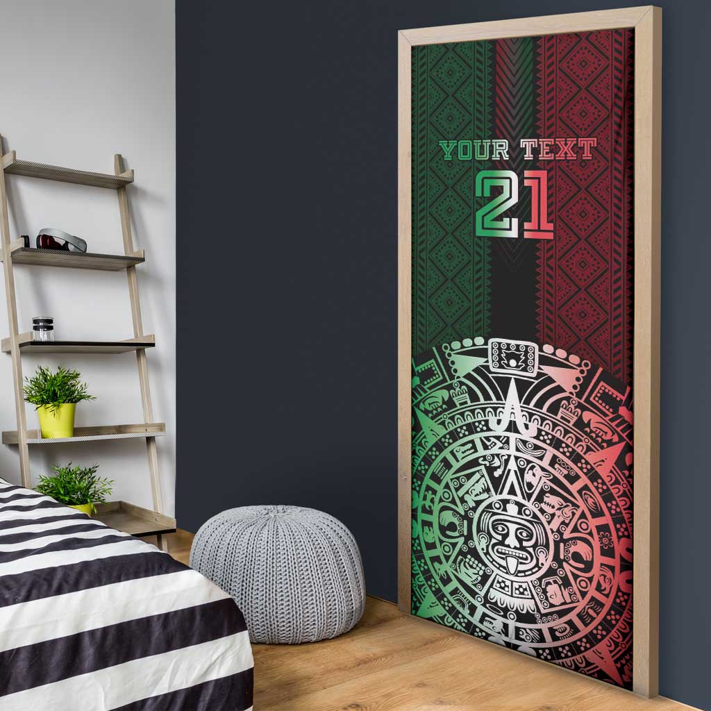 Mexico Football Custom Door Cover Mexico's Make History 2025 Flag Style - Wonder Print Shop