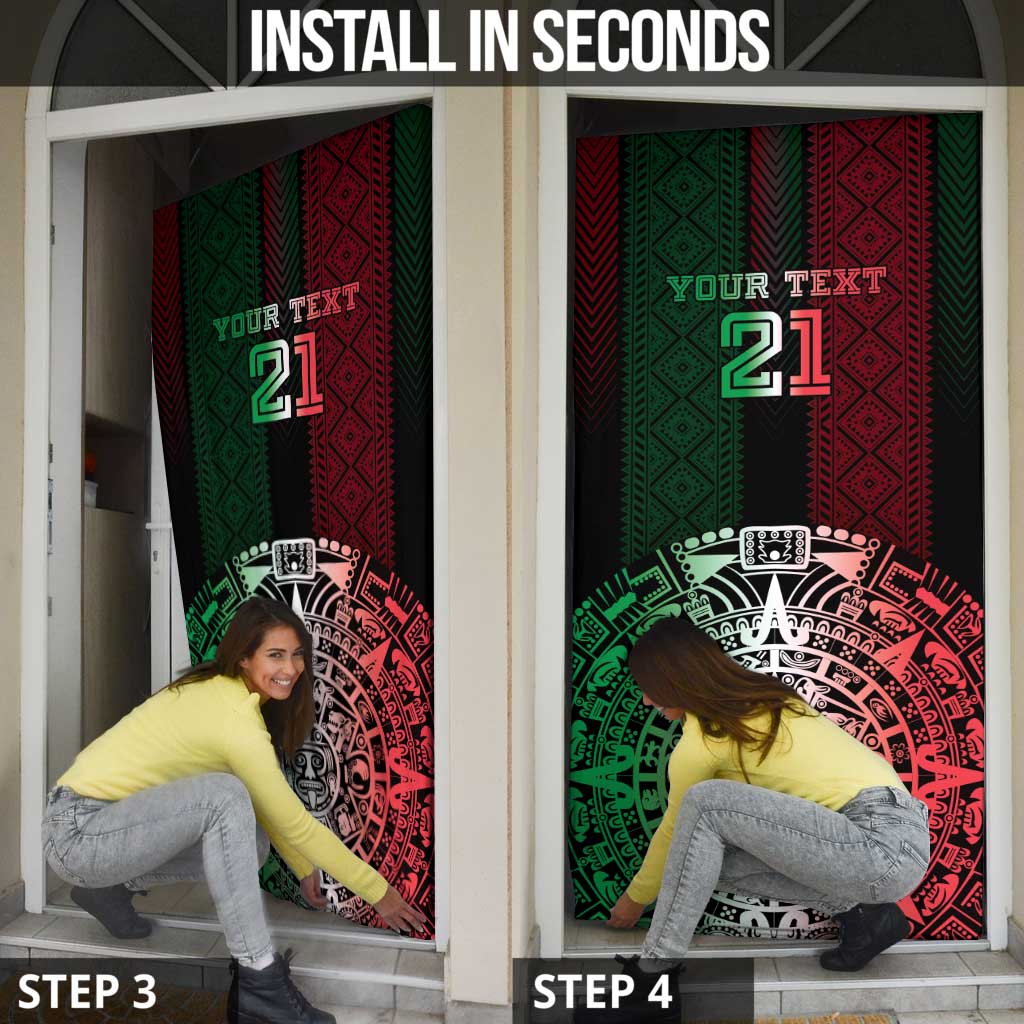 Mexico Football Custom Door Cover Mexico's Make History 2025 Flag Style - Wonder Print Shop