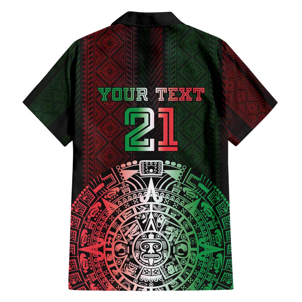 Mexico Football Custom Family Matching Long Sleeve Bodycon Dress and Hawaiian Shirt Mexico's Make History 2025 Flag Style - Wonder Print Shop