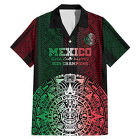 Mexico Football Custom Family Matching Mermaid Dress and Hawaiian Shirt Mexico's Make History 2025 Flag Style - Wonder Print Shop