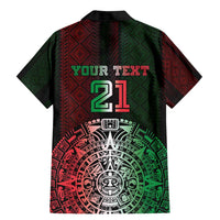 Mexico Football Custom Family Matching Mermaid Dress and Hawaiian Shirt Mexico's Make History 2025 Flag Style - Wonder Print Shop