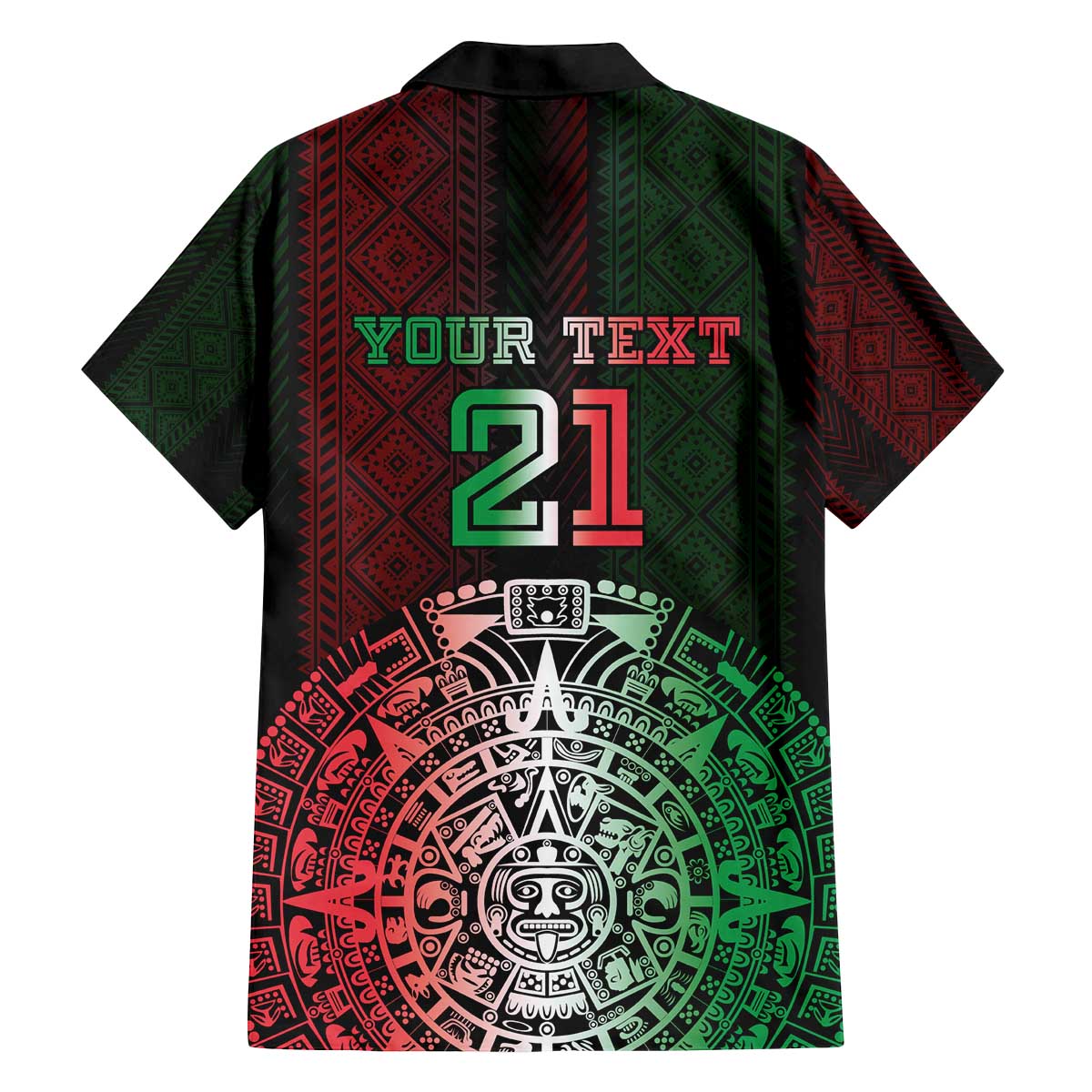 Mexico Football Custom Family Matching Off The Shoulder Long Sleeve Dress and Hawaiian Shirt Mexico's Make History 2025 Flag Style - Wonder Print Shop