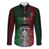 Mexico Football Custom Family Matching Off The Shoulder Long Sleeve Dress and Hawaiian Shirt Mexico's Make History 2025 Flag Style - Wonder Print Shop